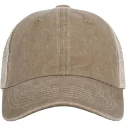 FWRD Camper Trucker Cap Khaki-Khaki Front
